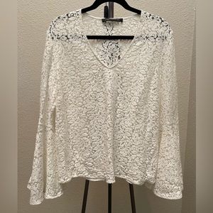 Elegant women’s white blouse by Zara